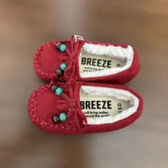 新品　箱無し　BREEZE レッドスエードシューズ 13.0のサムネイル