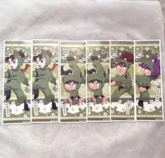 忍たま乱太郎 ロングステッカー 3年生 6点セット