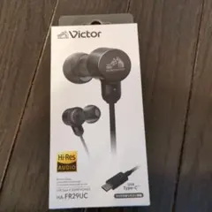 Victor HA-FR29UC ブラック USB Type-C イヤホン