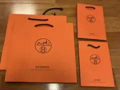 HERMES ショップ袋 4枚セット　紙袋エルメスのサムネイル
