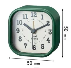 未開封 BRUNO SQUARE LITTLE CLOCK グリーン 置時計のサムネイル