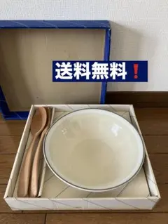 【昭和レトロ】ボウルとカトラリーセット　ヴィンテージ　箱難あり