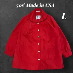 70年代 しっかりアメリカ製 ミスティーハーバー赤ウェザーコート L