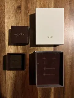 【ete】【agete 】空き箱　2個セット