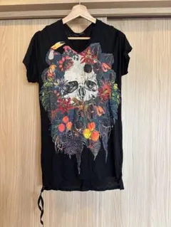 カイチ モールスコードグラフィックシアーロンT 黒M INTER FACTORY