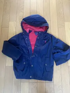 POLO RALPH LAUREN キッズジャケット 130ネイビー 赤裏地