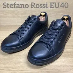 Stefano Rossi レザースニーカー　25₋25.5㎝　ブラックのサムネイル