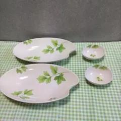 最終値下価格　YAMAKA 　日本製 【 大皿楕円、小鉢セット】　新品未使用