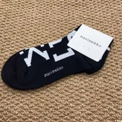 marimekko ソックス ブラック ホワイトのサムネイル