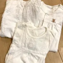 セレモニーロンパース　3枚セット⭐︎日本製
