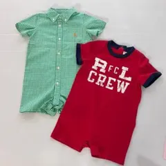 ラルフ・ローレン ロンパース 2点まとめ売り 80cm