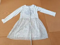 axes kids ワンピース 140 水色 小花柄 チュニック 美品 薄手