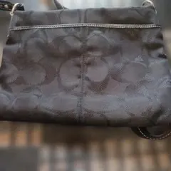 COACH ブラック ショルダーバッグ