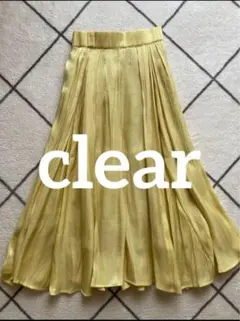 clear 光沢フレアスカートのサムネイル