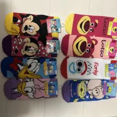 バラ売り❌⭐️ディズニー、トイストーリーキャラクターソックス8足セット③