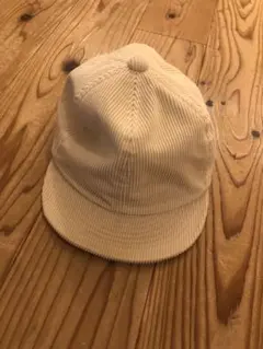 Nine Tailor コーデュロイキャップ クリーム