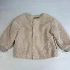 hakka Kids ボアジャケット きなり　100cm