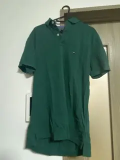TOMMY HILFIGER グリーン ポロシャツ Mサイズ