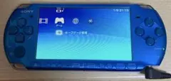 美品 【すぐに遊べるセット】 PSP3000 バイブラント・ブルー