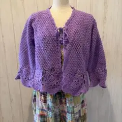 アナップミンピ⭐︎クロシェ編み ニットカーディガン （PP)のサムネイル