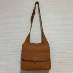 土屋鞄✨レザーショルダーバッグ 本革 キャメル フェード - メルカリ
