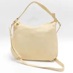 美品Kitamura キタムラ ハンドバッグ 2WAYバッグ レザー クリ－ム系