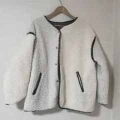 レディース・アウター・リバーシブル・ジャケット・冬物・ボアジャケット