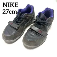 Nike スニーカー グレー/パープル　トレーナーダンクロー　希少　27cm 紫