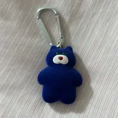 mojojojo 青い猫キーホルダー