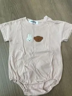 ミッフィー　半袖ロンパース　70〜80