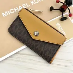 ★新品 MICHAEL KORS コインケース 小銭入れ財布 定期入れ イエロー
