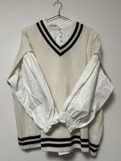 サマンサモスモスブラウス&ニットベスト