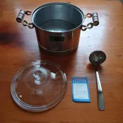 MASTER ステンレス スチームポット 両手鍋 蒸し器のサムネイル