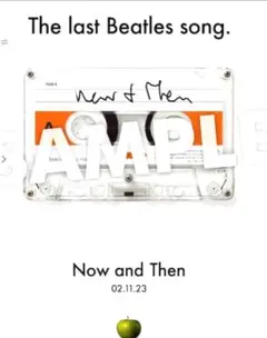 ☆ビートルズ Beatles Now And Then 先着特典ポスター☆のサムネイル