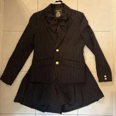 レピピアルマリオ 卒服 スーツセット XS/M ストライプ 卒業式