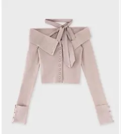エムミーエメ One shoulder ribbon shaggy tops - メルカリ