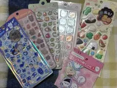 プチドロップ コットンパフィー おはじき シール まとめ売り