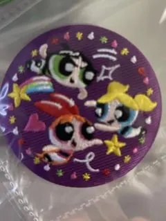 [新品　未使用] パワーパフガールズ 刺繍缶バッジ おまけ付き