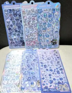 正規品　クーリア　ボンボンドロップシールよるねこ　そらねこ　みずいろ　セット