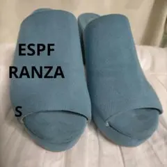 ESPE RANZA バックスキン スエード 23 ブルー ヒール前5㌢ 後7㌢のサムネイル
