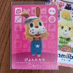 どうぶつの森 amiiboカード 316 ぴょんたろう