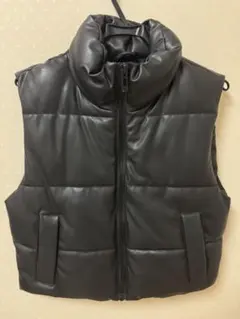 【新品】ZARA パフベスト ブラック Sサイズ org.jpg