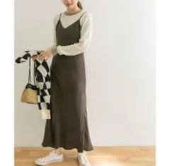 URBAN RESEARCH バイアスロングキャミワンピース