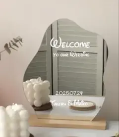 ウェルカムミラー ウェディング