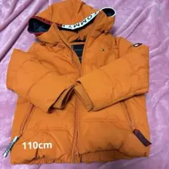 トミーヒルフィガー オレンジ ダウンコート 110