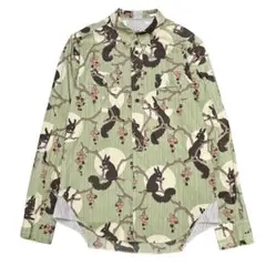 美品 Paul Smith RED EAR リス 総柄 シャツ ボタニカル
