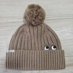 ヒートテックニットキャップ アニヤ・ハインドマーチ S/M ベージュ