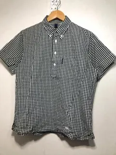 107080 BLUEBLUE VAN 半袖 チェック ボタンダウン