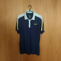 ポロシャツ　ナイキ L ネイビー