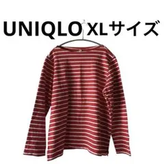 ユニクロ　UNIQLO ボーダー柄　ボーダーTシャツ 綿　大きいサイズ　XL